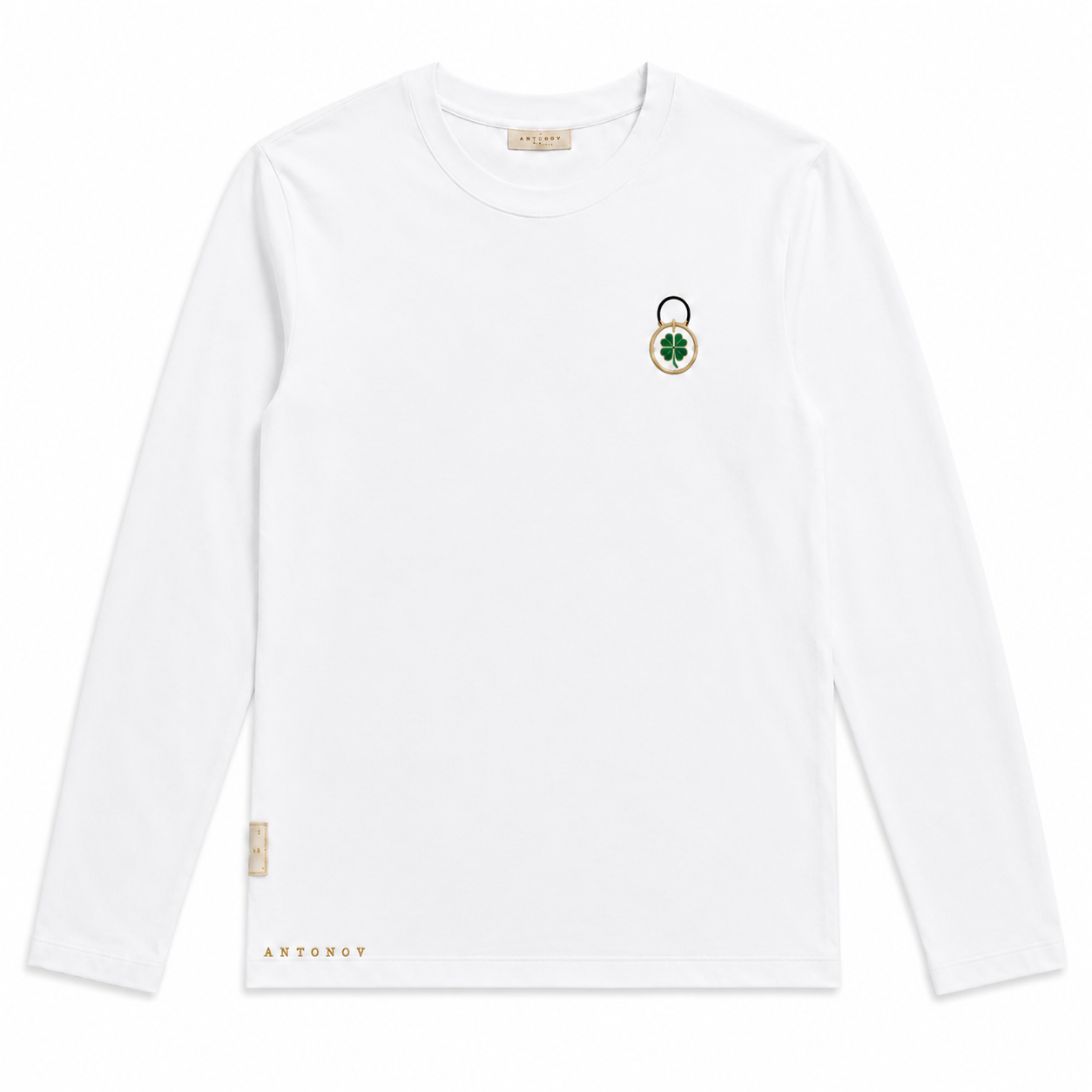 Eight Long Sleeve Tee is a premium black long-sleeve T-shirt