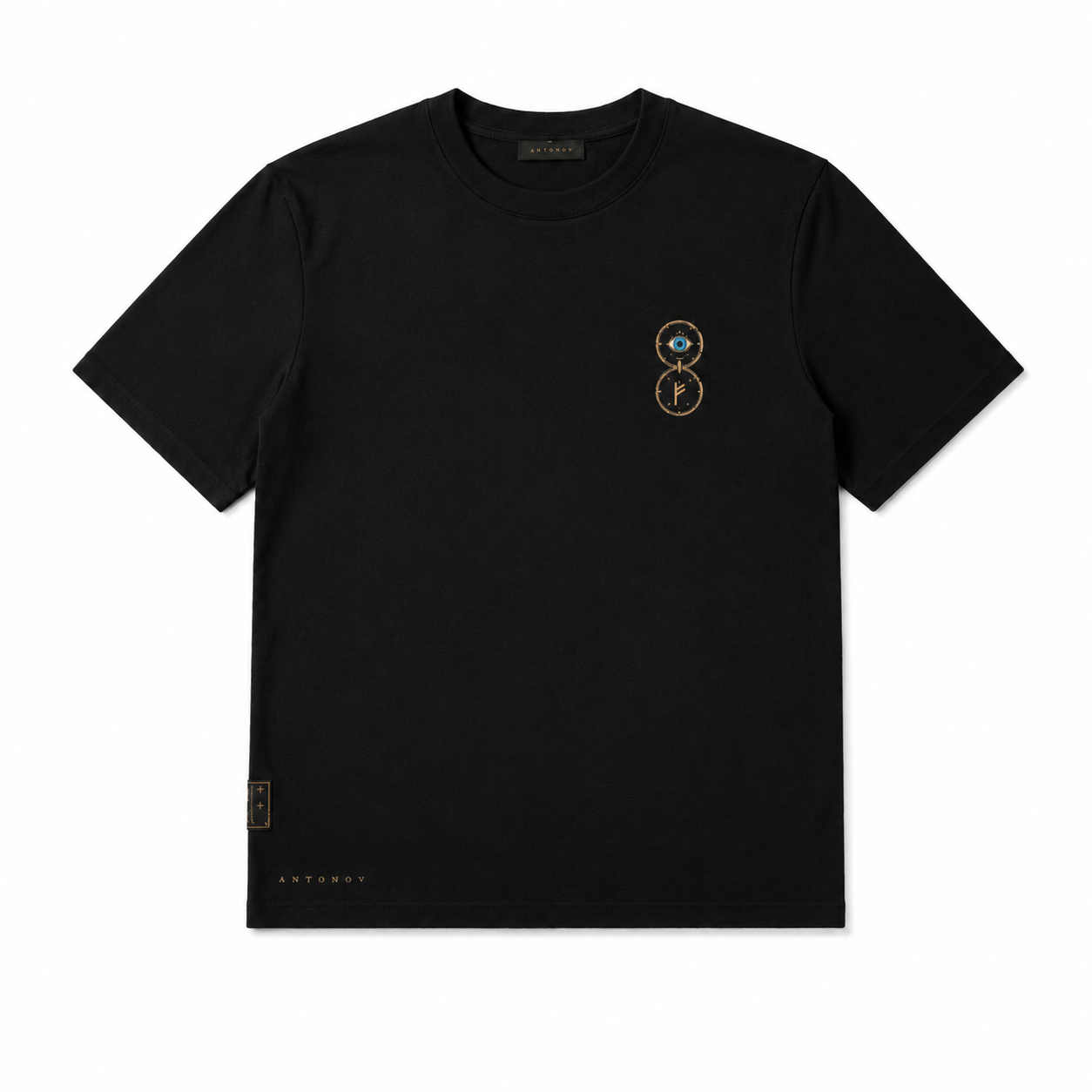 Eight Short Sleeve Tee is a premium black T-shirt