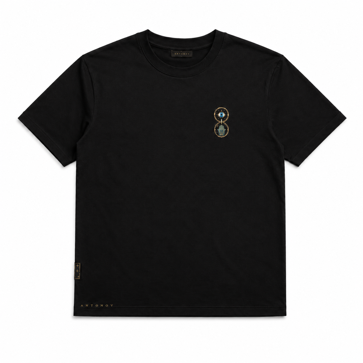 Eight Short Sleeve Tee is a premium black T-shirt