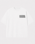 MAX LUCK Tape Tee — White