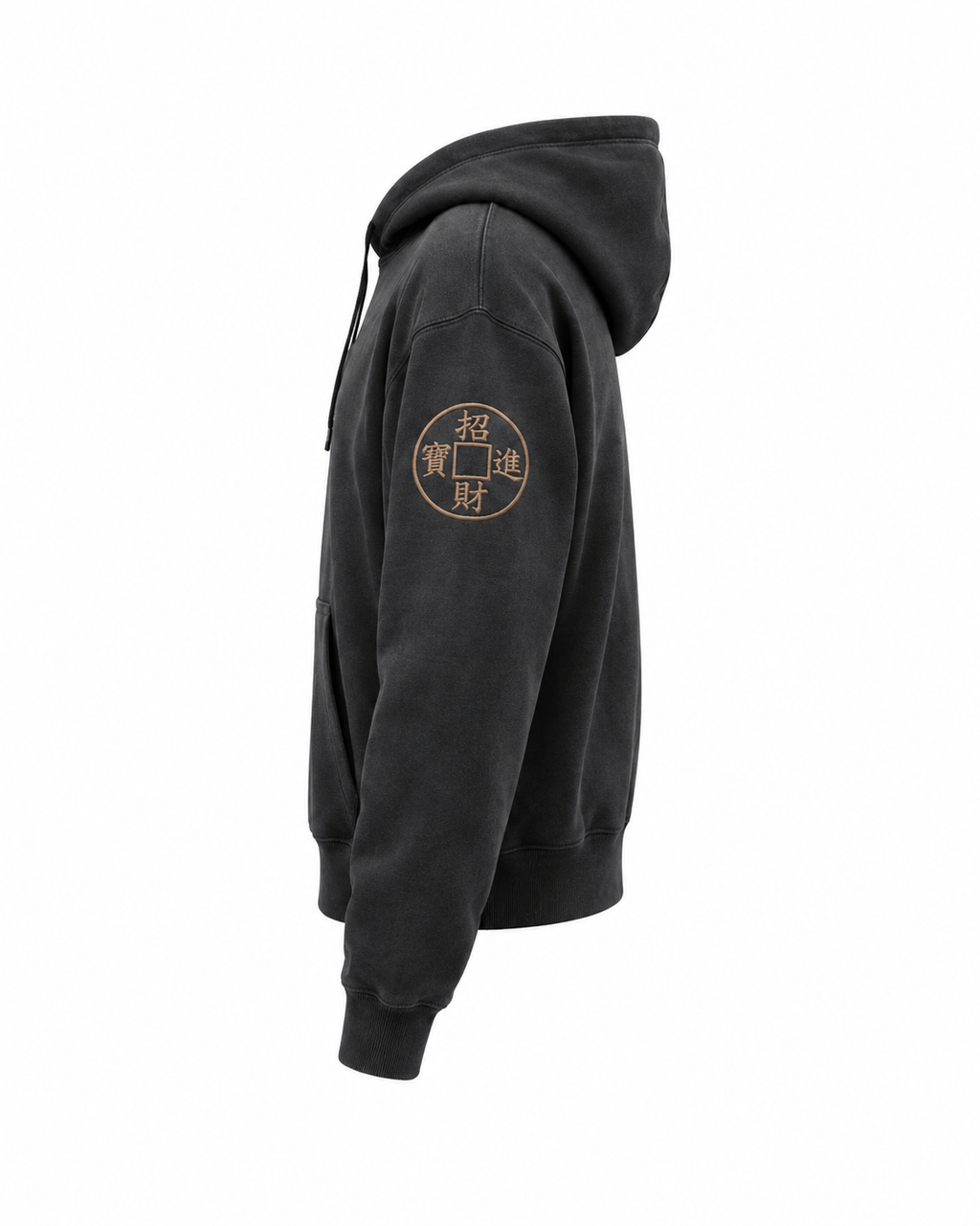 MAX LUCK Lucky Coin Hoodie — Black