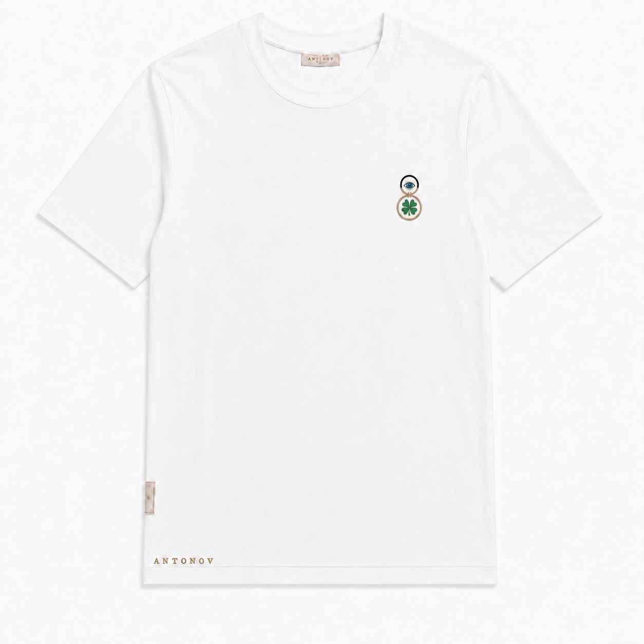 Clover Short Sleeve Tee is a premium white T-shirt