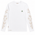 MAX LUCK Bamboo Luck Long Sleeve Tee — White