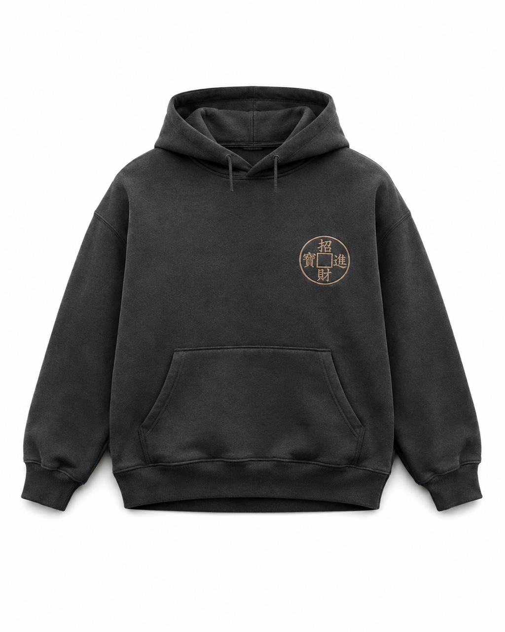 MAX LUCK Lucky Coin Hoodie — Black