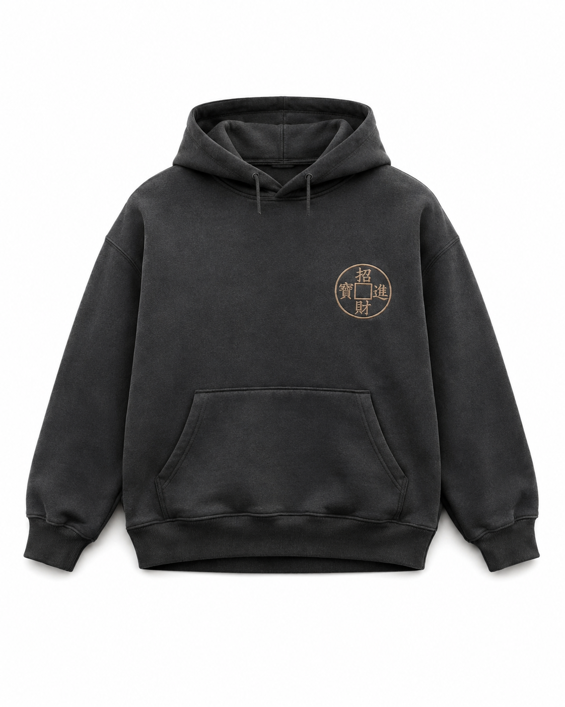 MAX LUCK Lucky Coin Hoodie — Black
