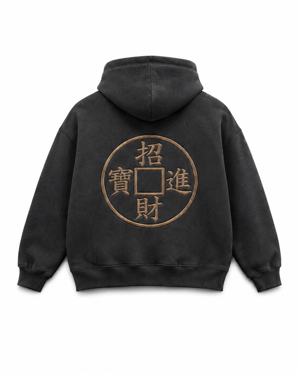 MAX LUCK Lucky Coin Hoodie — Black