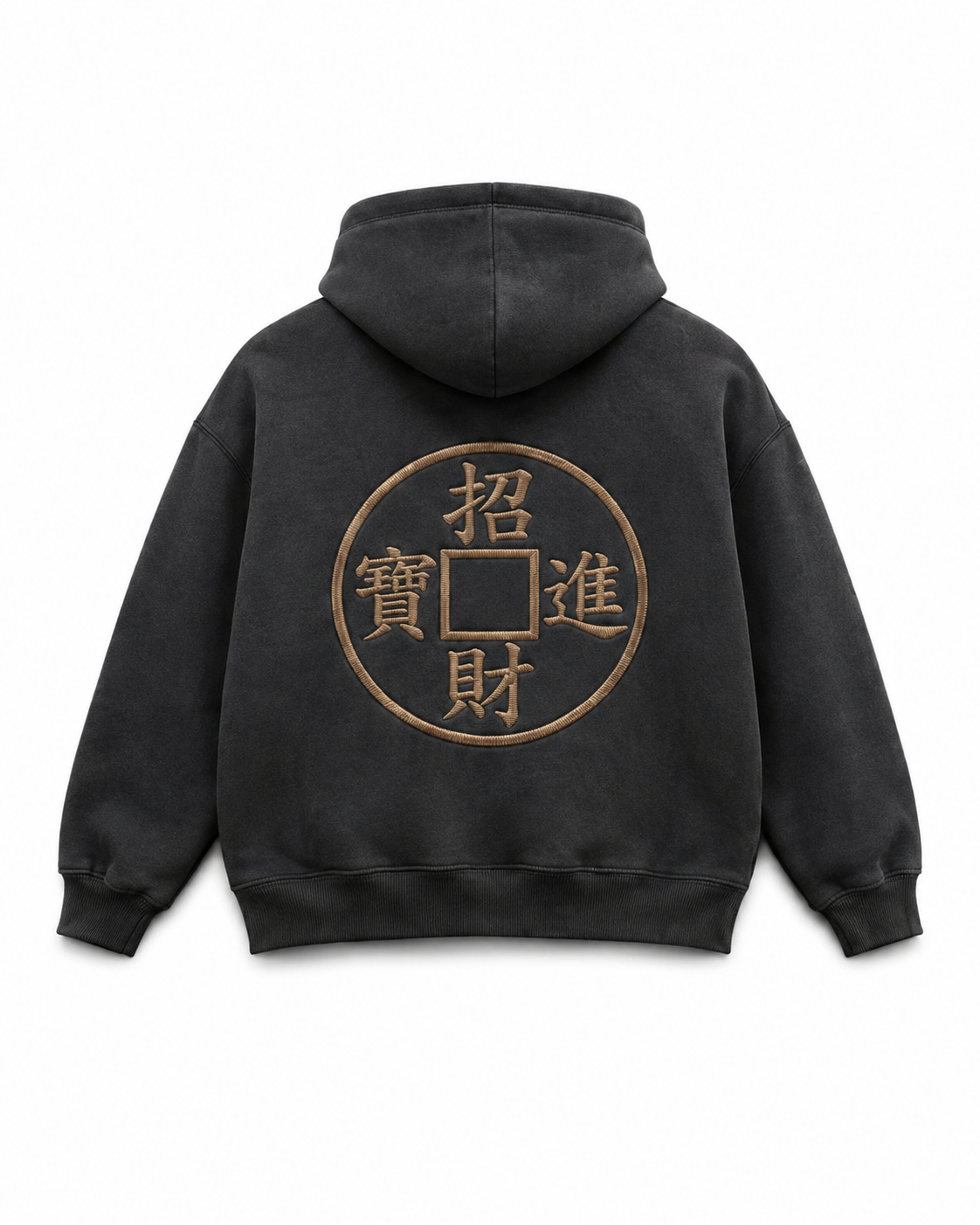 MAX LUCK Lucky Coin Hoodie — Black